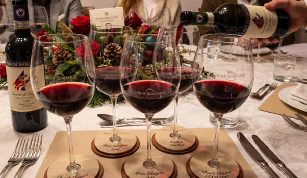 I vini dell’azienda Bindi Sergardi e lo chef Tommaso Vatti