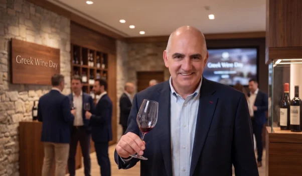 Haris Papandreou e il Greek Wine Day