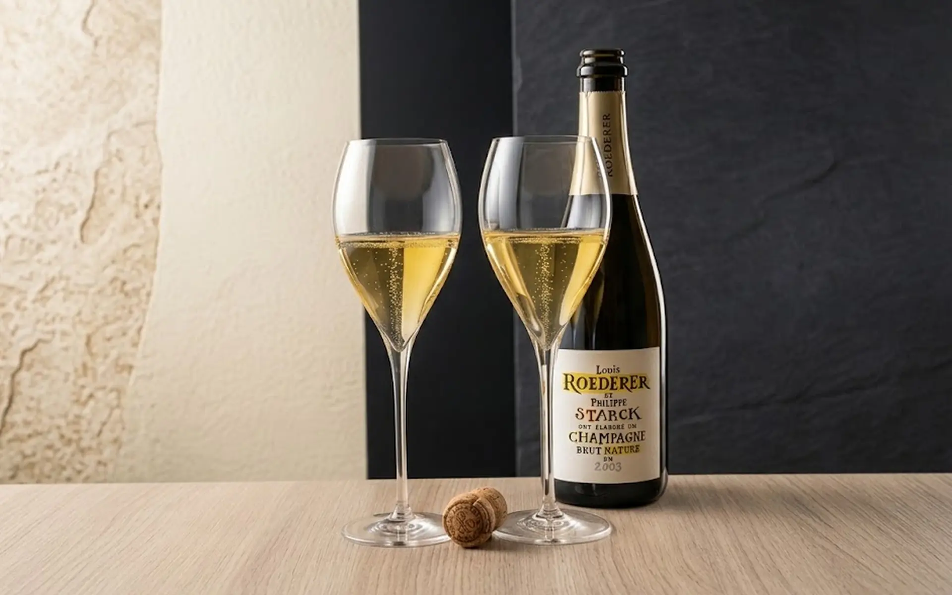 Champagne Brut Nature 'Philippe Starck' Millésimé 2009 Louis Roederer