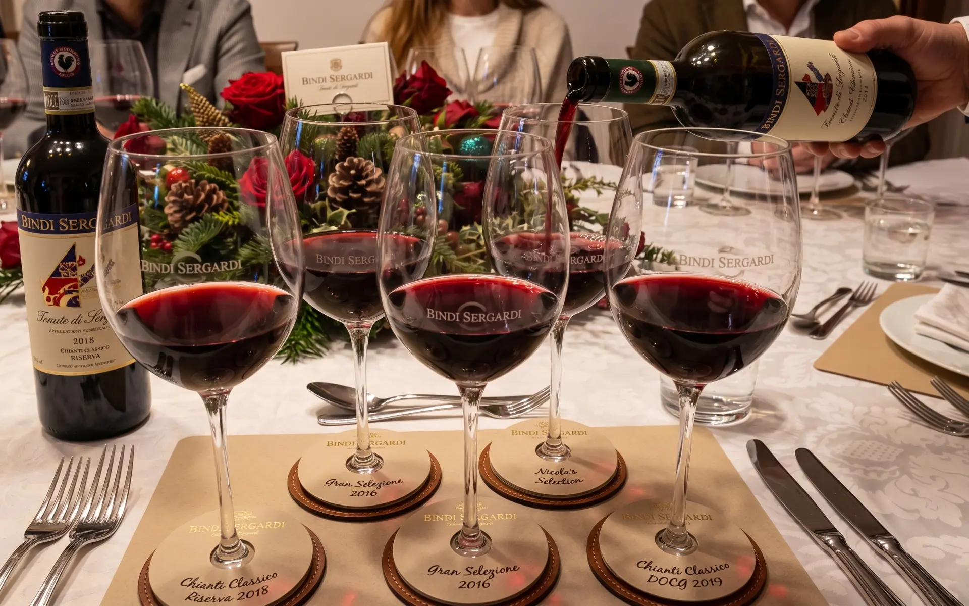 I vini dell’azienda Bindi Sergardi e lo chef Tommaso Vatti