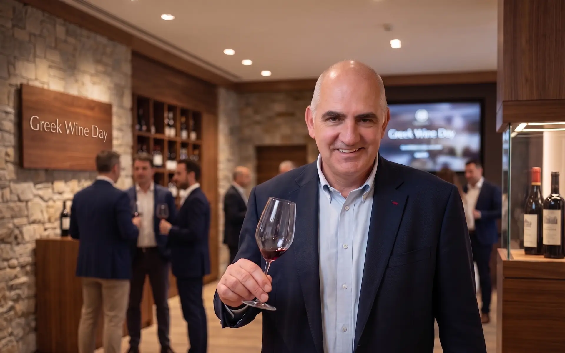Haris Papandreou e il Greek Wine Day
