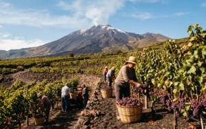 Vendemmia sull’Etna